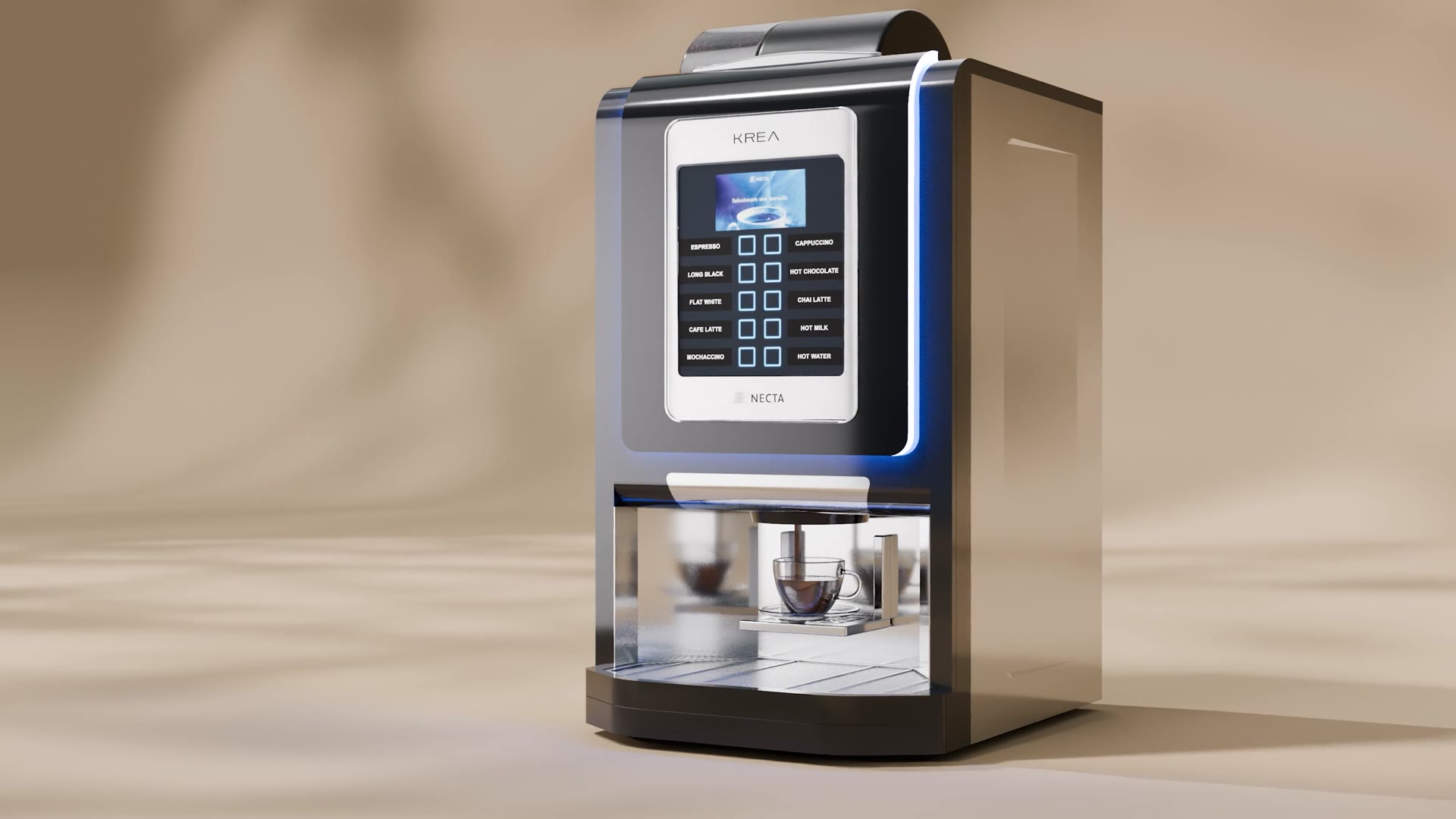 Necta Krea Touch, Premium Product Animation